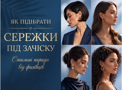 Як підібрати сережки під зачіску: коротке, довге, зібране та кучеряве волосся фото №1 Як підібрати сережки під зачіску: коротке, довге, зібране та кучеряве волосся фото №1